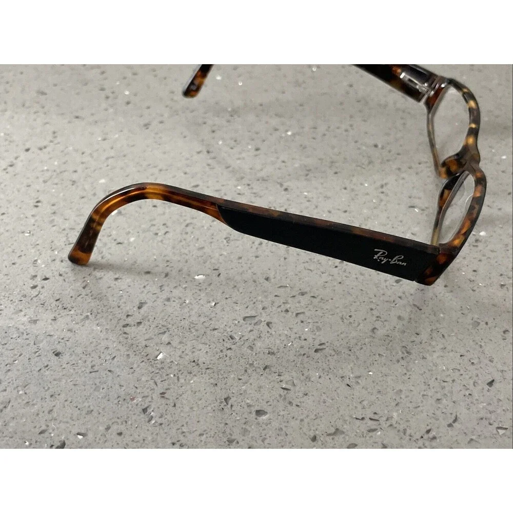 Ray-Ban Eyeglasses Frames ONLY RB5081 2147 Black Tortoise Rectangular 52-16-135